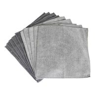 Sophisti-Clean Stainless Steel Microfiber Cloths 10pk Soft Absorbent Non-Abrasive Cleaning Cloths