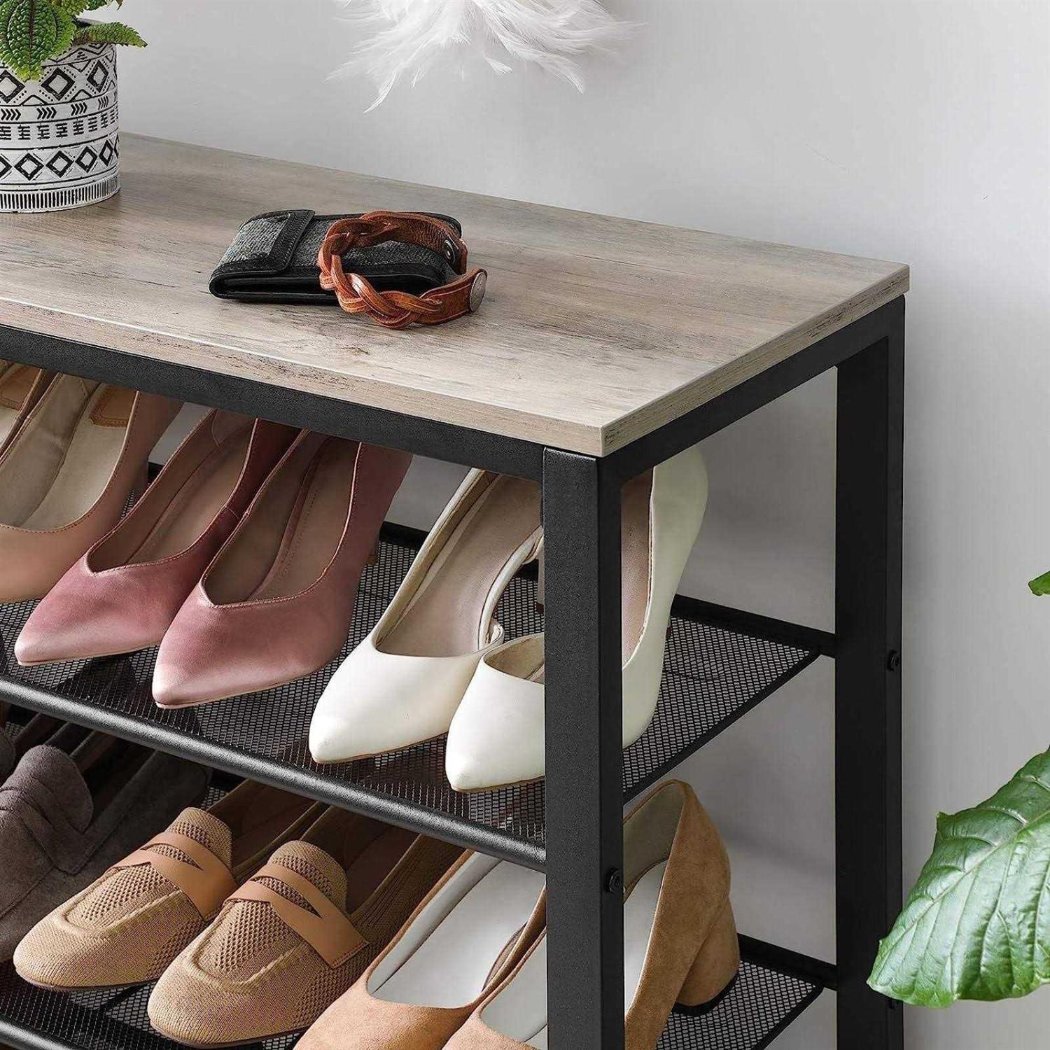 VASAGLE Mesh Shelves Shoe Organizer - Image 2