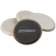 Super Sliders 3-1/2 inch Round Plastic Furniture Sliders