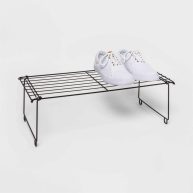 Room Essentials Stackable Single Shoe Rack Black