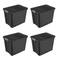 Sterilite Rugged Industrial Stackable Storage Tote w/ Lid