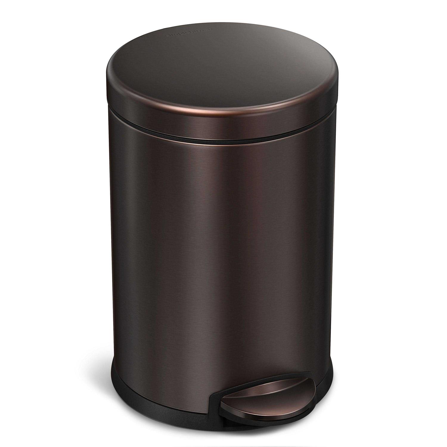 simplehuman 4.5L Round Step Trash Can
