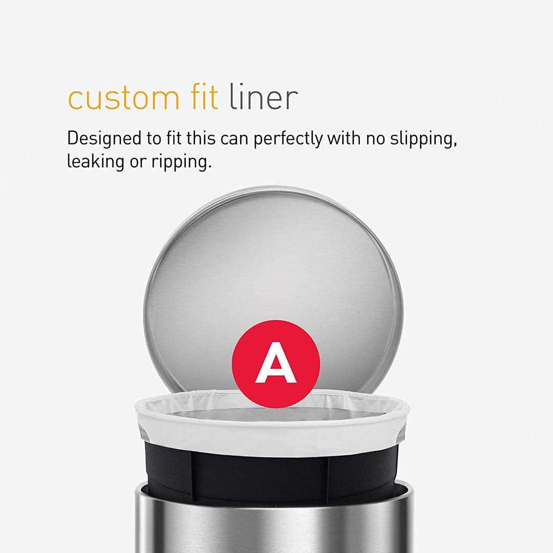 simplehuman 4.5L Round Step Trash Can - Image 2