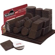 Yelanon Felt Furniture Pads Self Adhesive -182 Pcs Cuttable Anti Scratch Floor Protectors for Furniture Feet Chair Legs