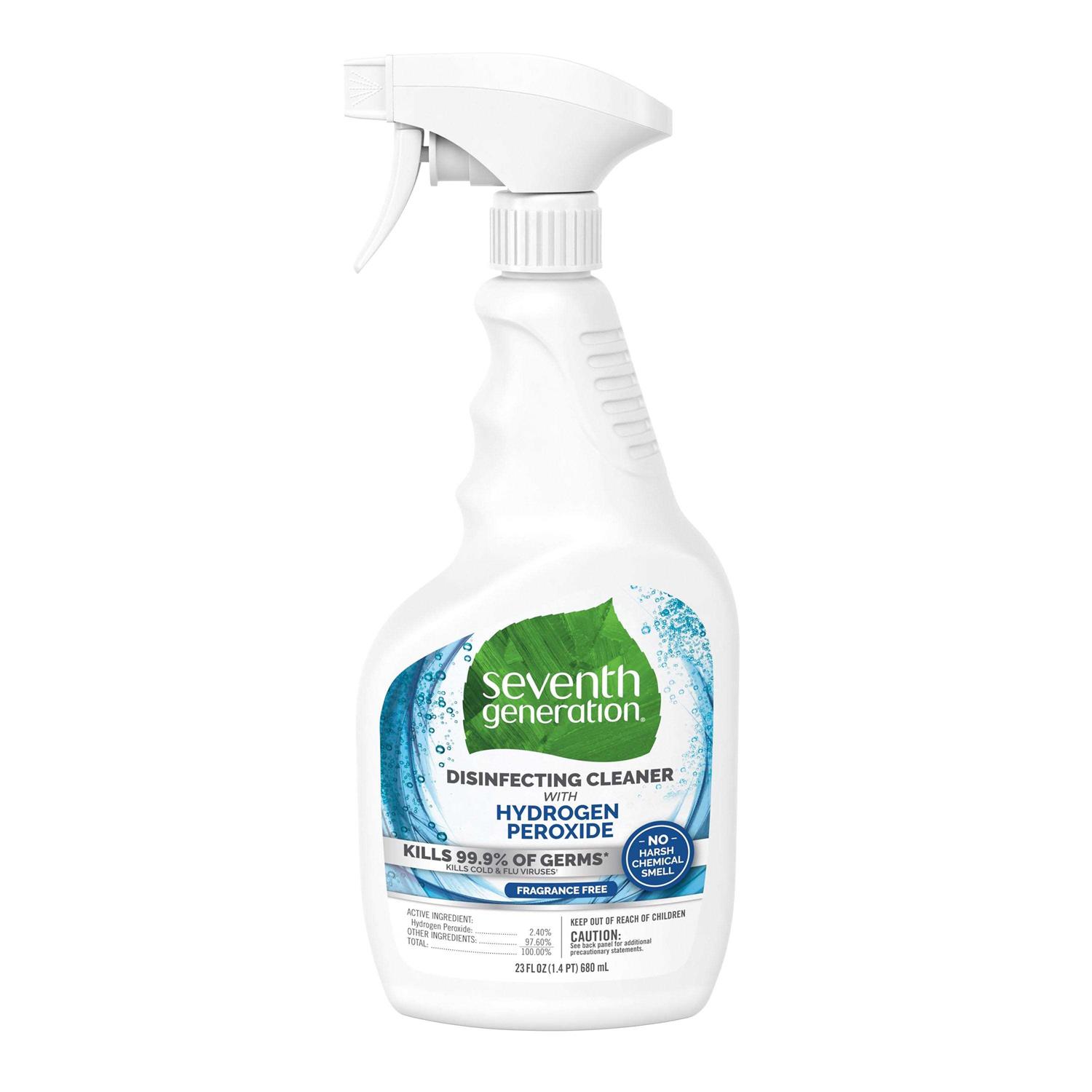Seventh Generation Fragrance Free Hydrogen Peroxide Disinfecting Cleaner