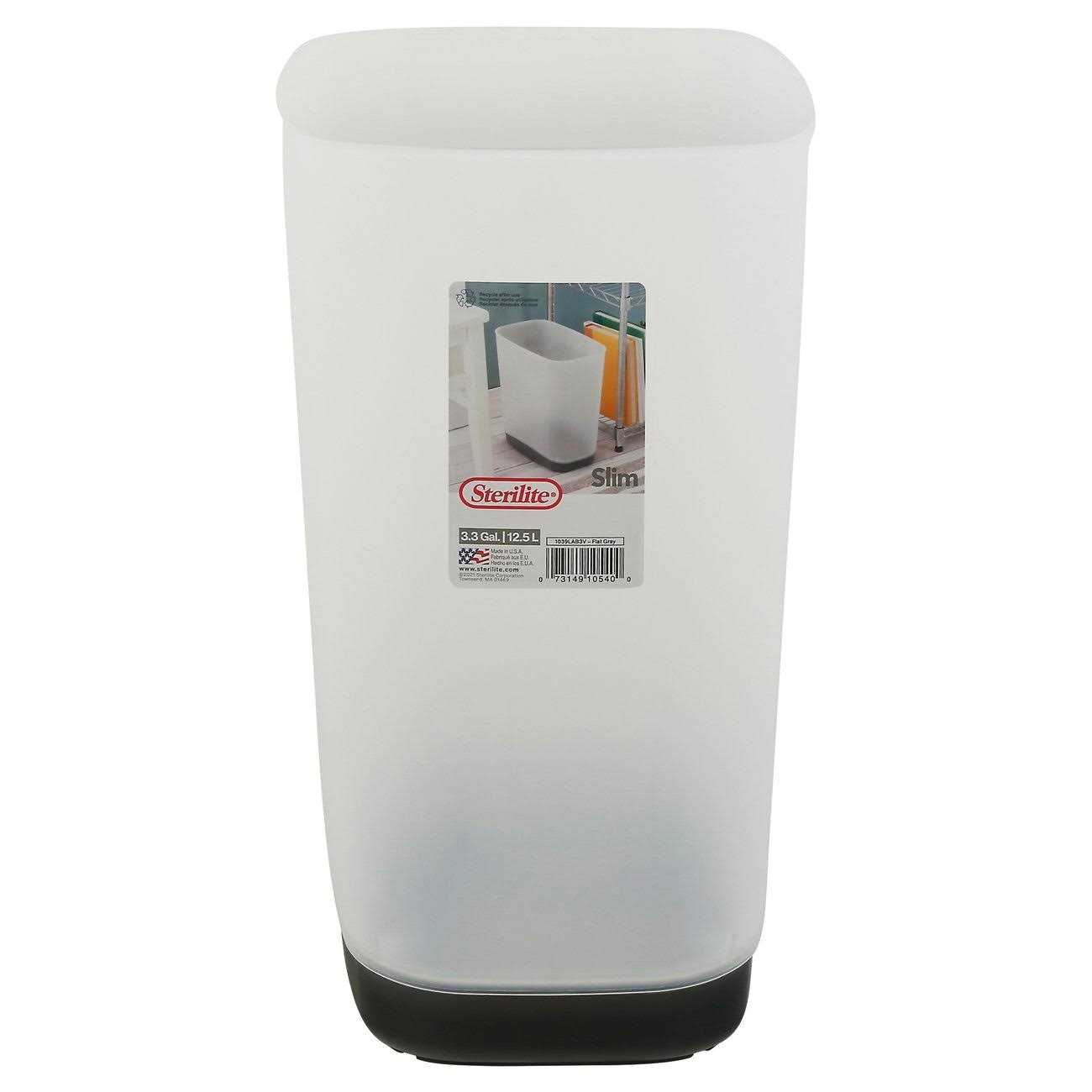 Sterilite Slim Wastebasket 3.3 gal - Image 3
