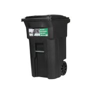Toter 64-Gallons Plastic Wheeled Trash Can with Lid Outdoor 79264-B0200