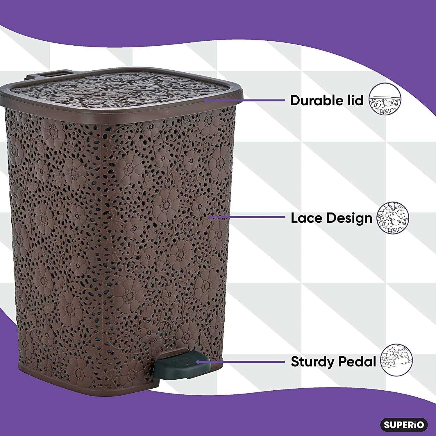 Superio Step-On Trash Can - Image 5
