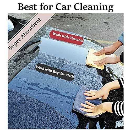 Sheepskin Elite Chamois Car Drying Towel Chamois Cloth Car Wash Drying Real Leather Absorbent Fast Drying - Image 2