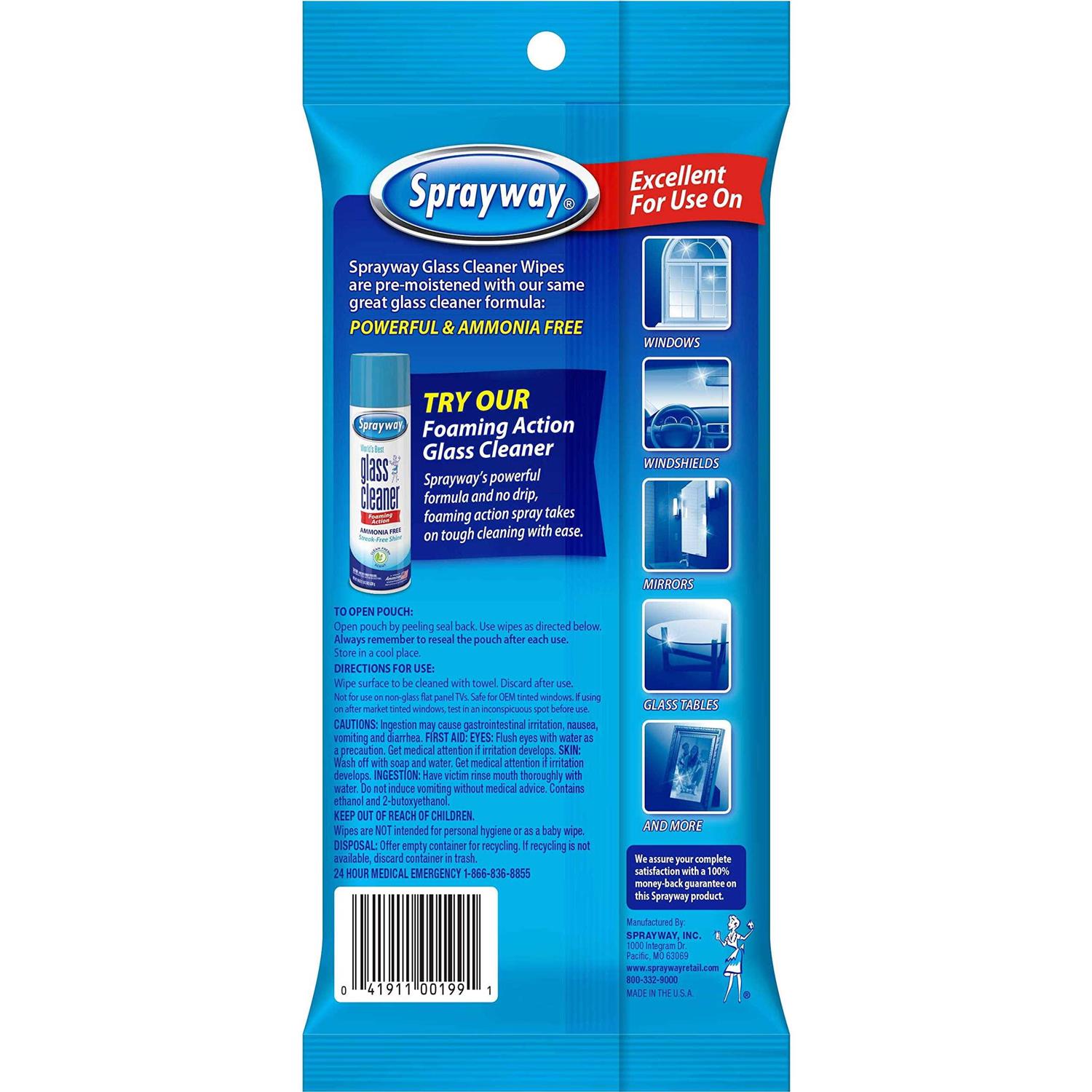 Sprayway Glass Cleaner Wipes - Image 5