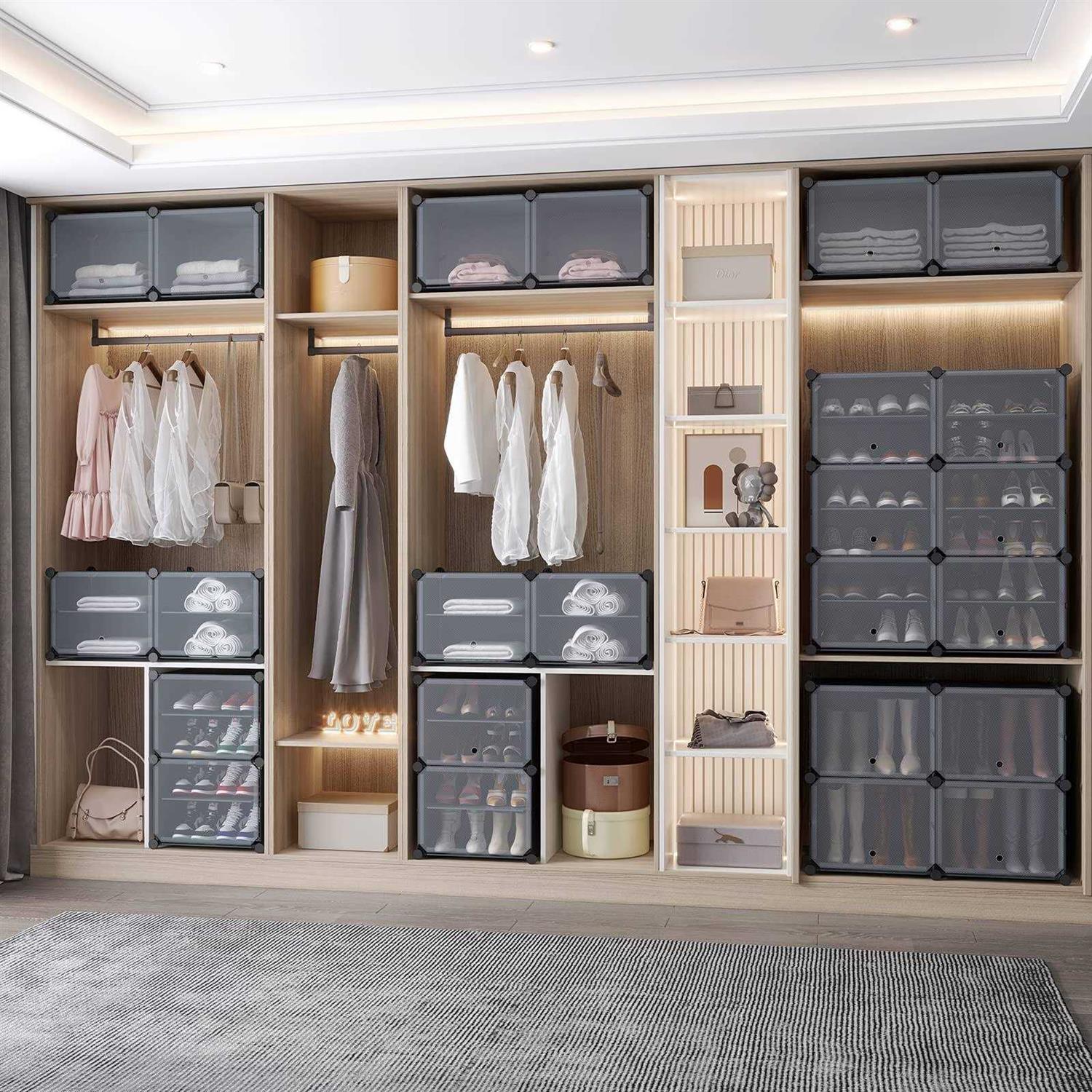 Unzipe Shoe Rack Cabinet 6 Tier Shoe Storage Organizer - Image 3