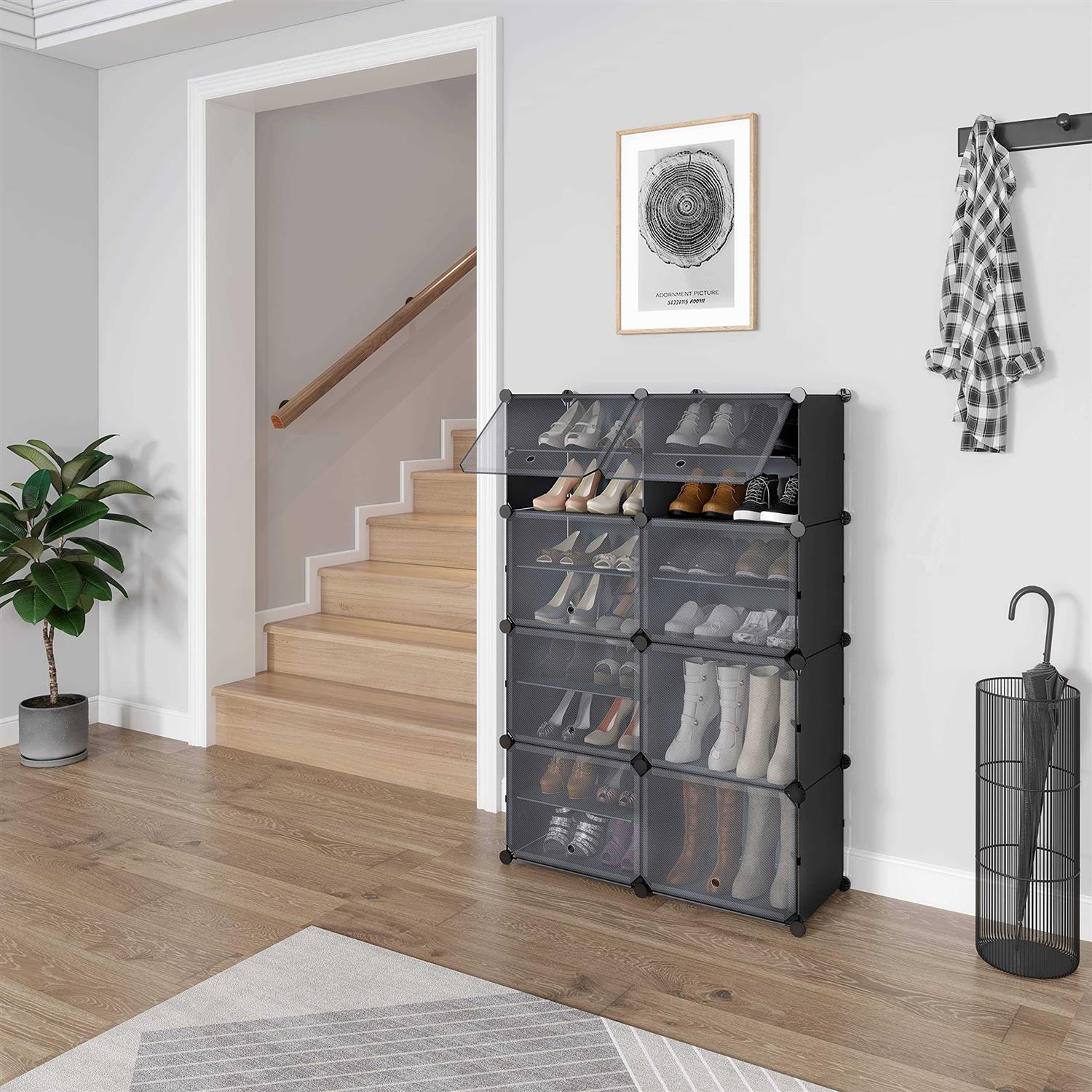 Unzipe Shoe Rack Cabinet 6 Tier Shoe Storage Organizer - Image 2