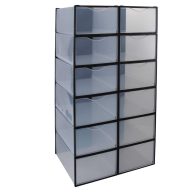 Simplify Set of 12 Stackable Shoe Boxes