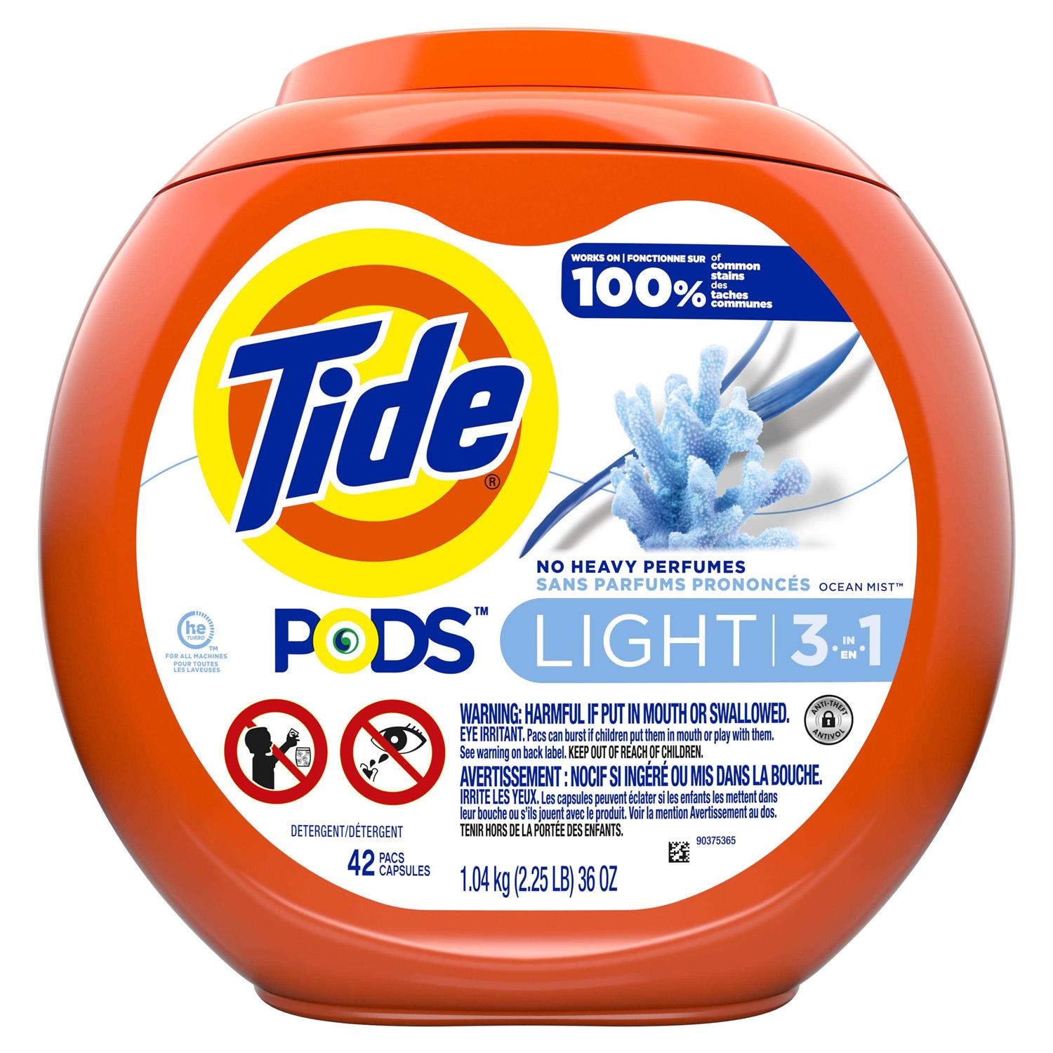 Tide PODS Light Laundry Detergent Pacs