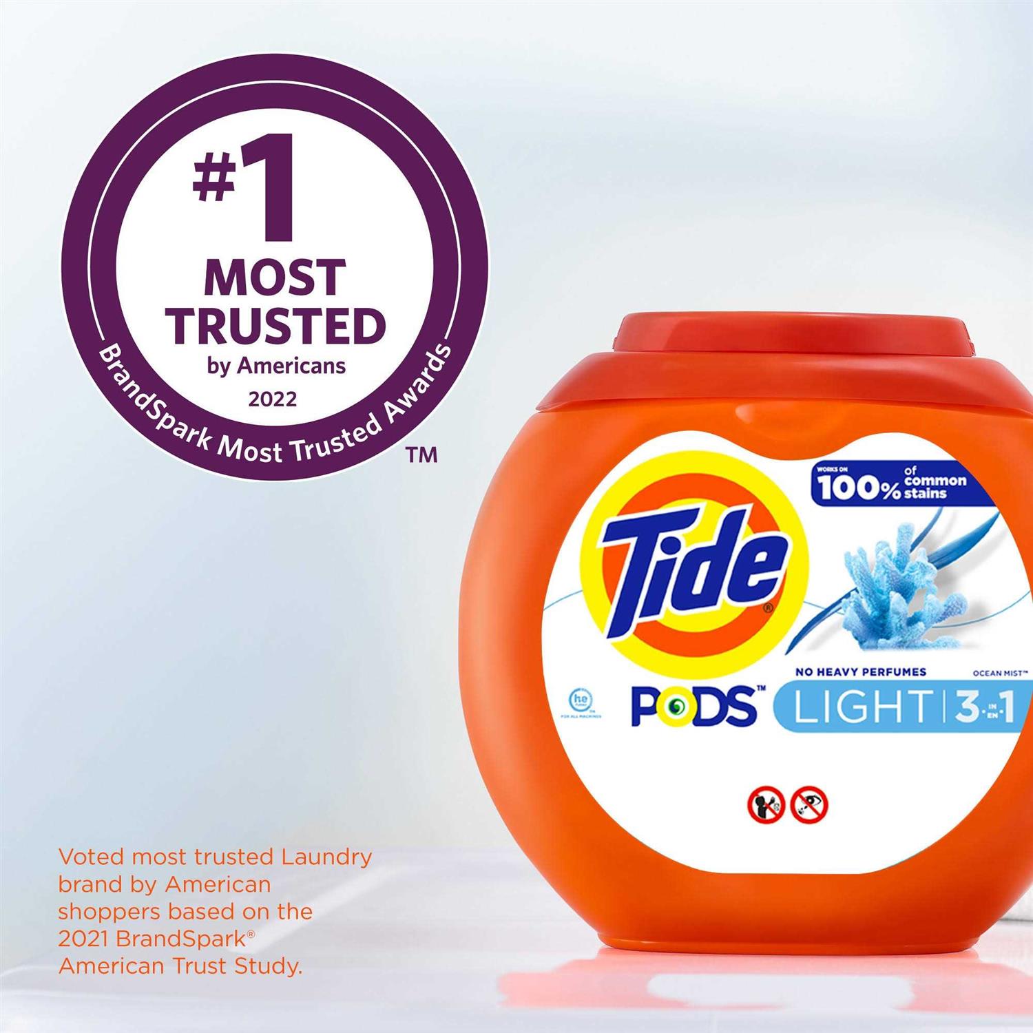 Tide PODS Light Laundry Detergent Pacs - Image 4
