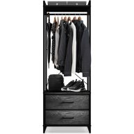 Sorbus Clothing Rack with Drawers