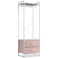 Sorbus Clothing Rack with Drawers
