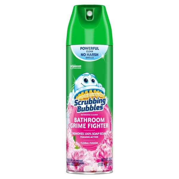 Scrubbing Bubbles Bathroom Grime Fighter Aerosol