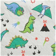Spritz Fossil Friends Dinosaur Disposable Napkins