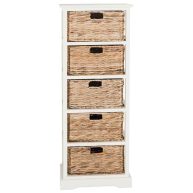 SAFAVIEH Vedette 5 Wicker Basket Storage Tower