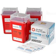 Shop Square Sharps Container Sharps Containers for Home Use Needle Disposal Containers