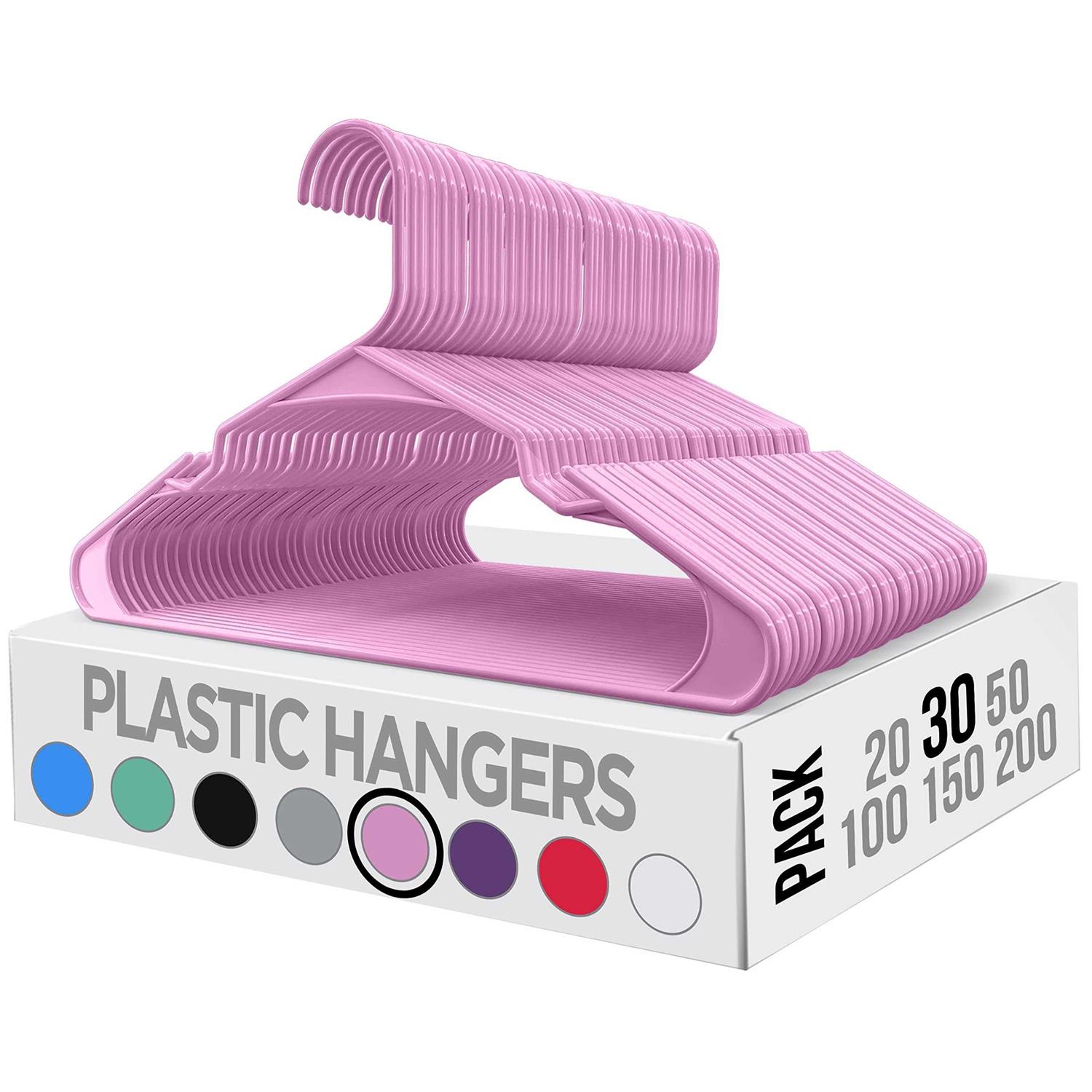 Utopia Home Clothes Hangers Plastic Hangers Space Saving - Image 2