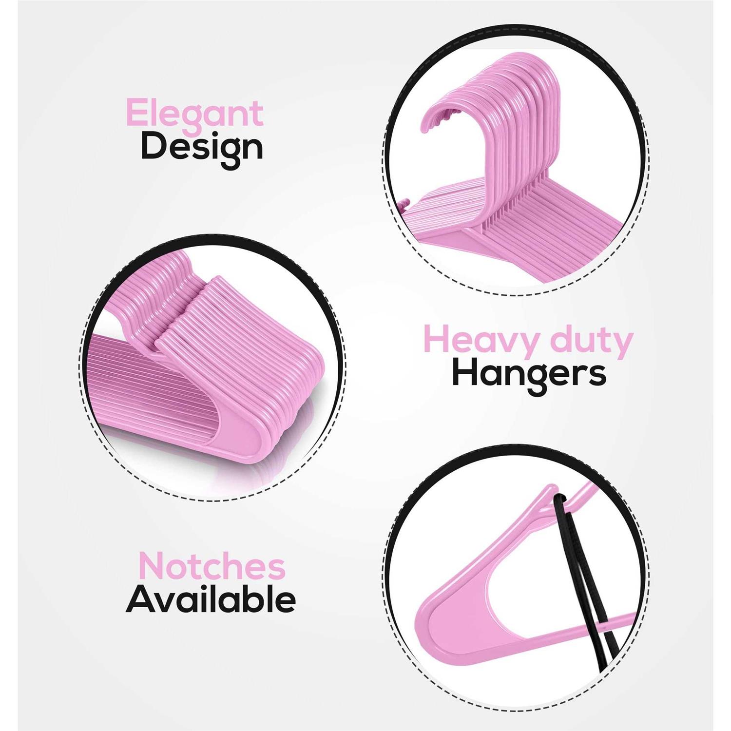 Utopia Home Clothes Hangers Plastic Hangers Space Saving - Image 5