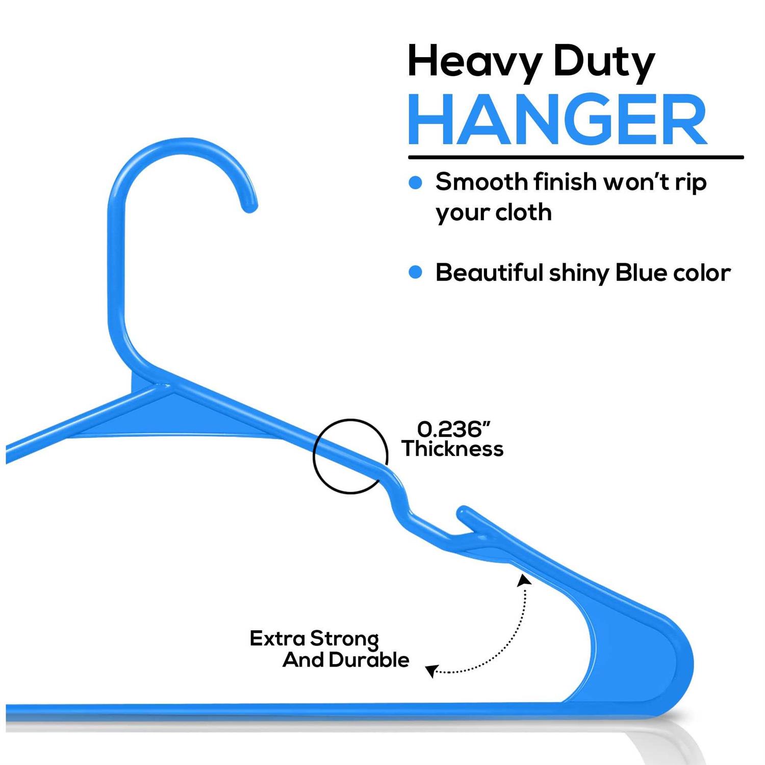Utopia Home Clothes Hangers Plastic Hangers Space Saving - Image 3