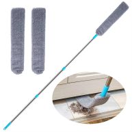 Under Appliance Microfiber Duster Dust Cleaning Brush with Extendable Pole