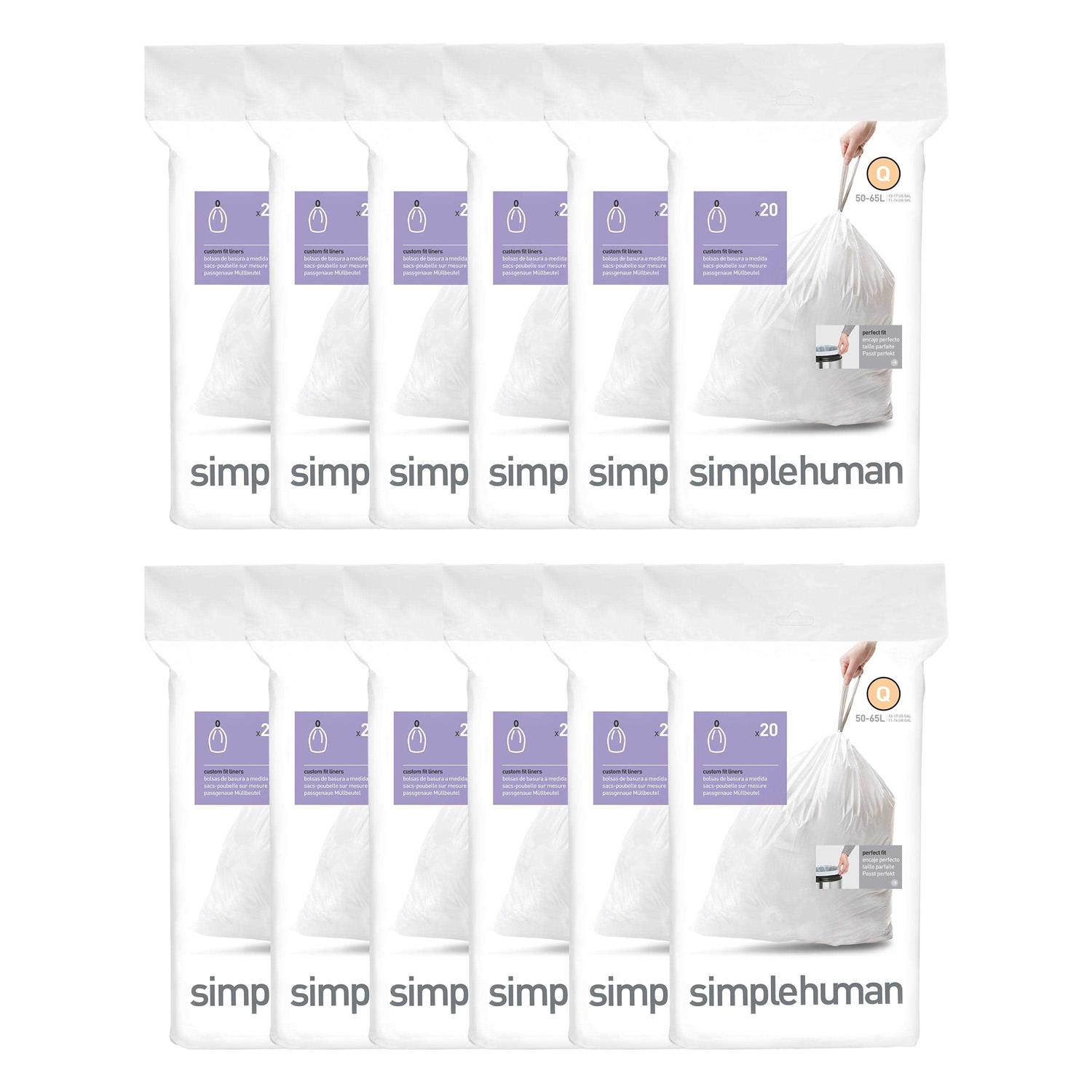 simplehuman Code Q Custom Fit Drawstring Trash Bags in Dispenser Packs - Image 2