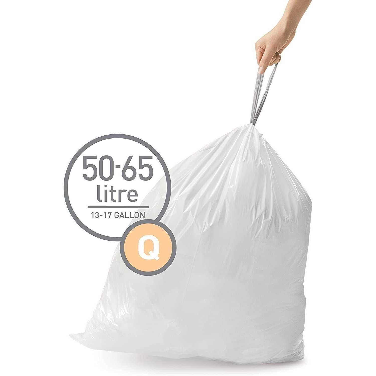 simplehuman Code Q Custom Fit Drawstring Trash Bags in Dispenser Packs - Image 5