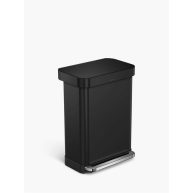 simplehuman 55L rectangular step can with liner pocket