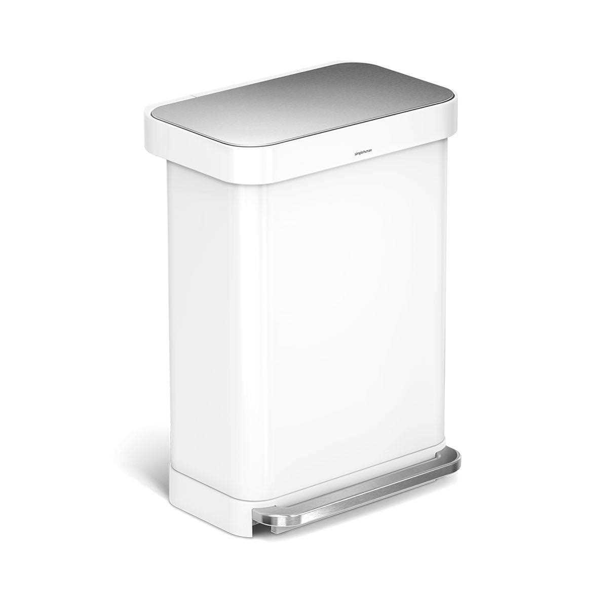 simplehuman 55L rectangular step can with liner pocket - Image 5