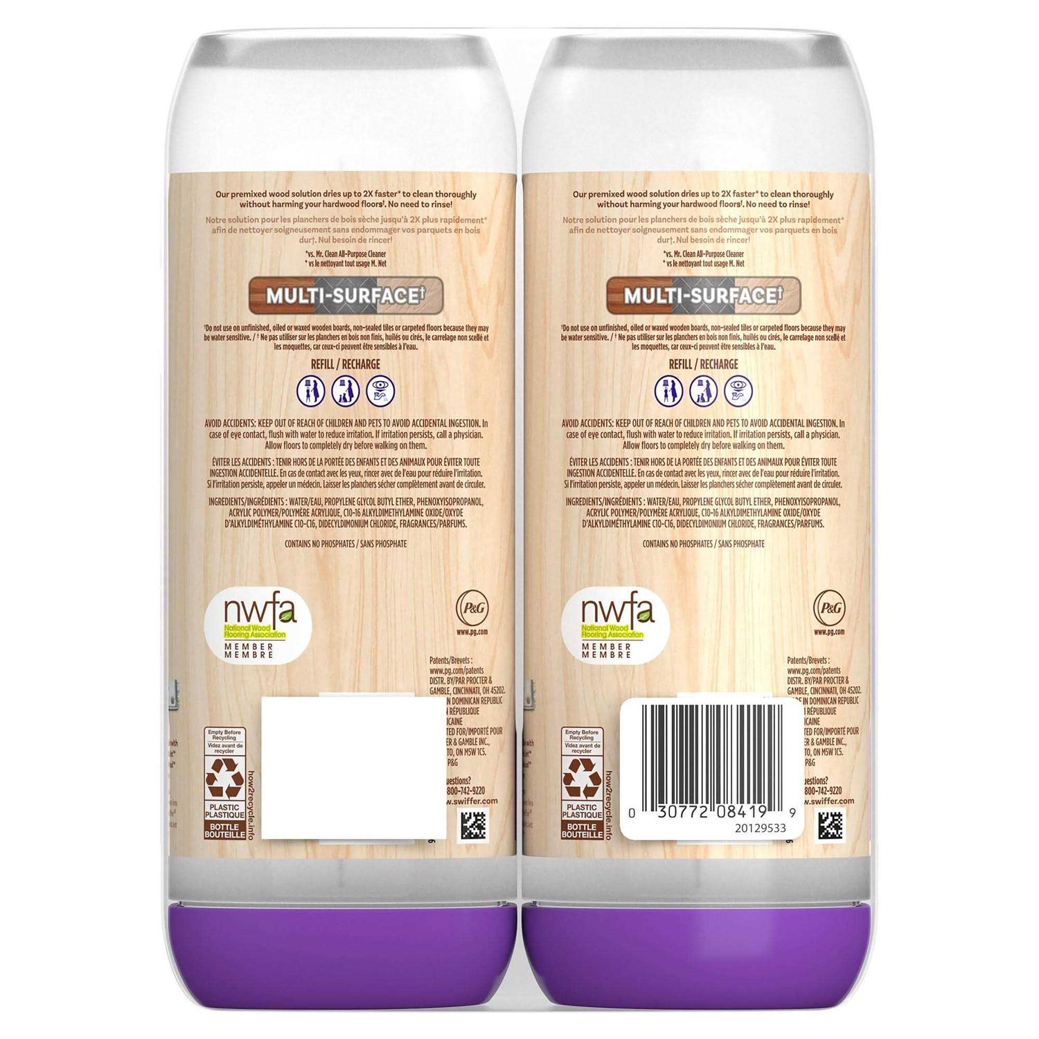 Swiffer Wood Lemon Floor Cleaning Solution - Image 2