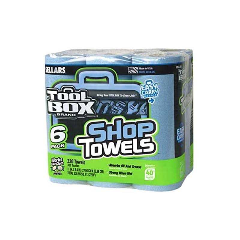 Toolbox Blue Shop Towels - Image 4