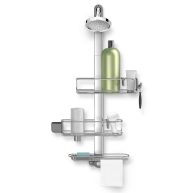 simplehuman Adjustable Shower Caddy Plus Stainless Steel and Anodized Aluminum