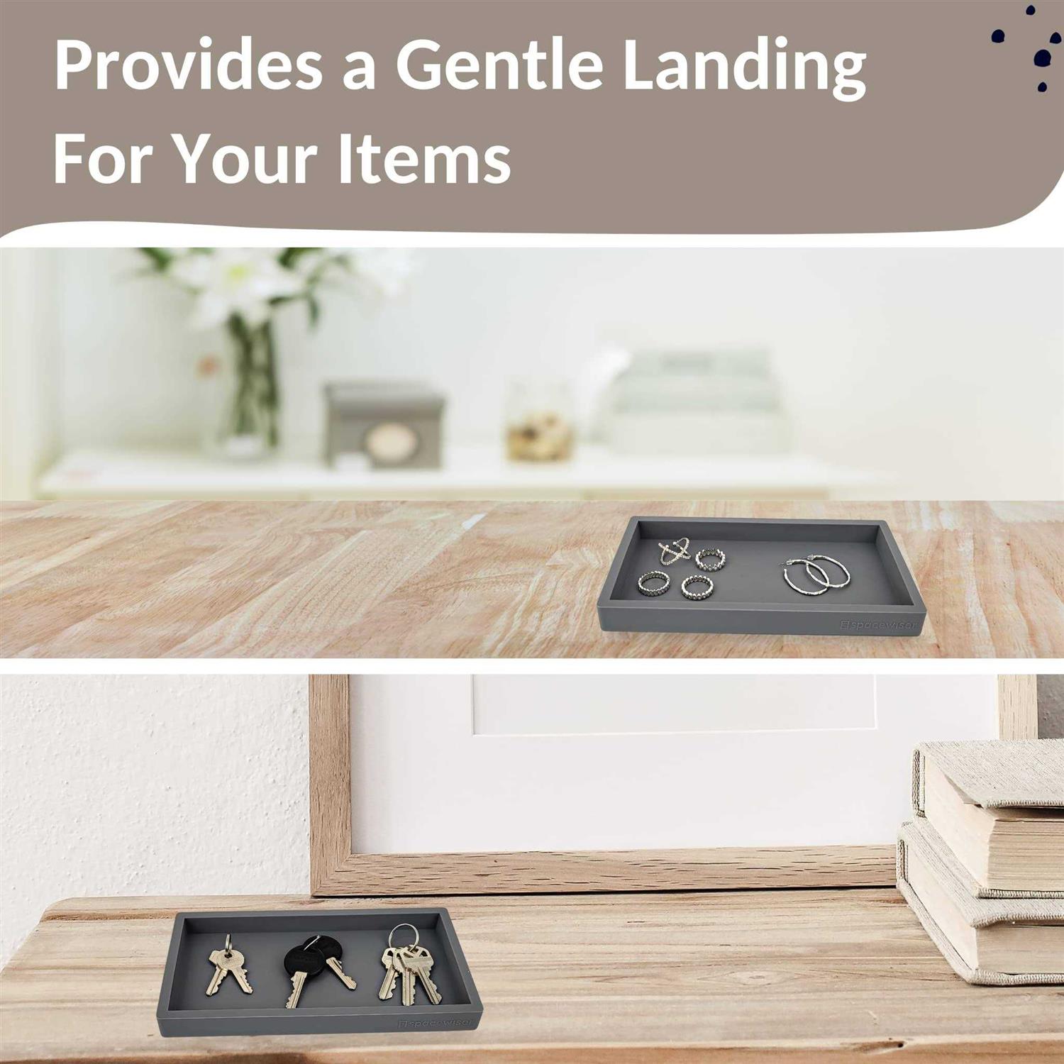 Spacewiser Countertop and Vanity Tray Shatterproof Bathroom Tray - Image 4