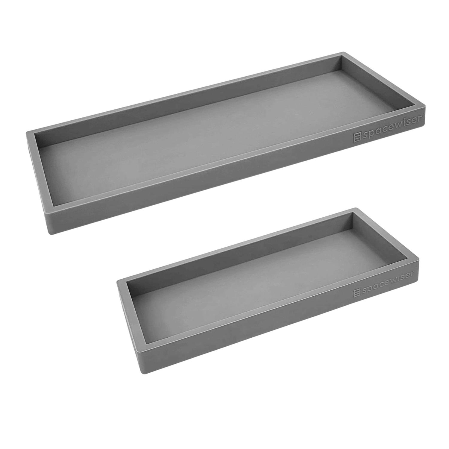 Spacewiser Countertop and Vanity Tray Shatterproof Bathroom Tray
