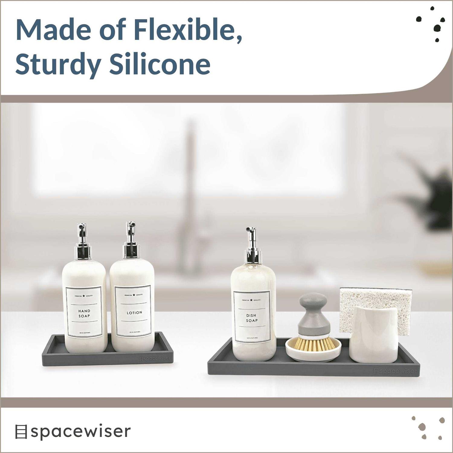 Spacewiser Countertop and Vanity Tray Shatterproof Bathroom Tray - Image 3