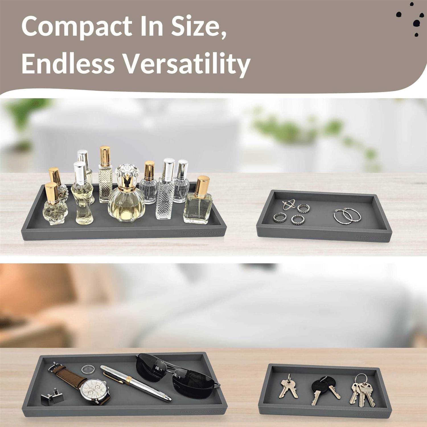 Spacewiser Countertop and Vanity Tray Shatterproof Bathroom Tray - Image 5