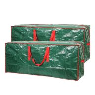 Sattiyrch Christmas Tree Storage Bag Fits Up Xmas Disassembled Trees with Durable Reinforced Handles & Dual Zipper