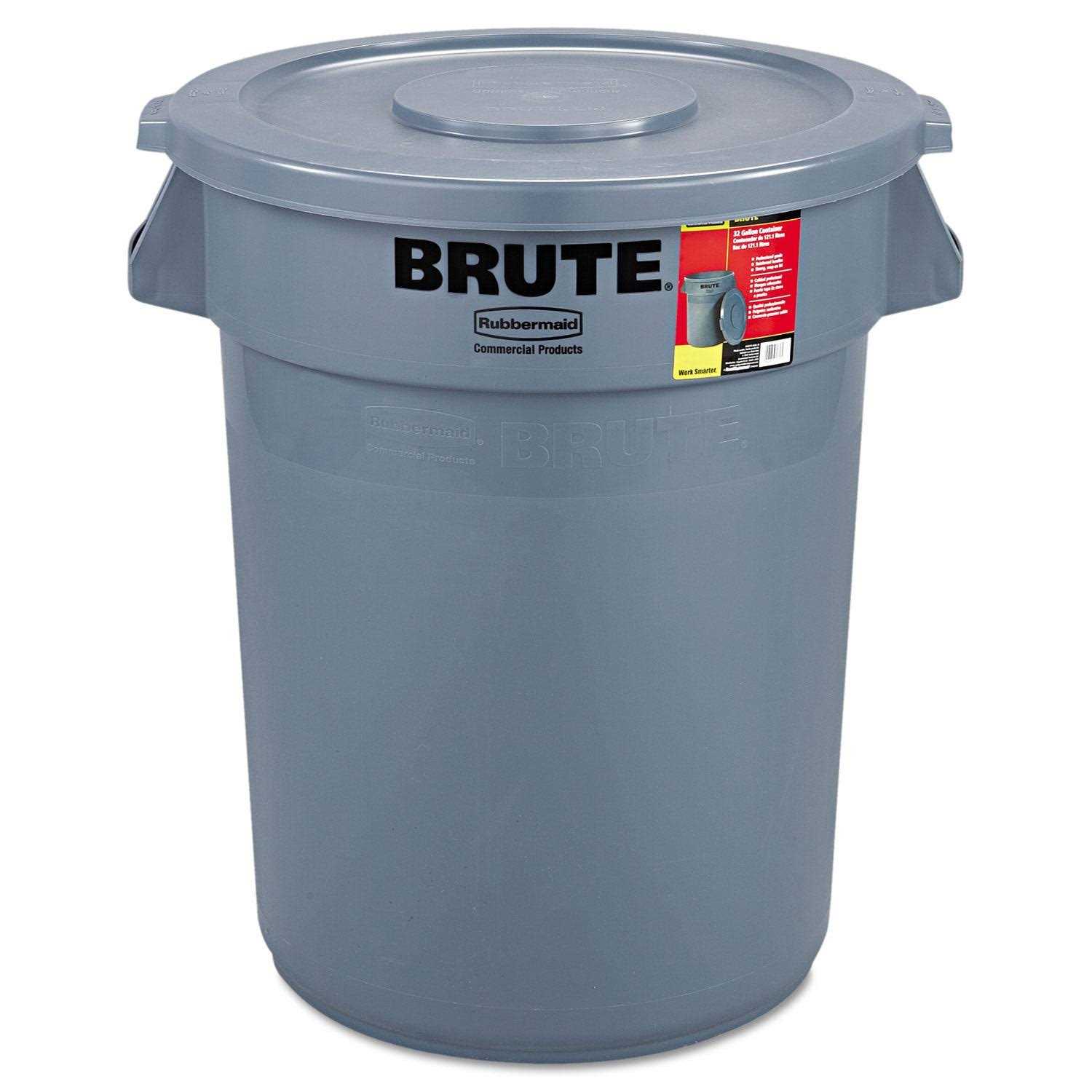 Rubbermaid Commercial Brute Container with Lid