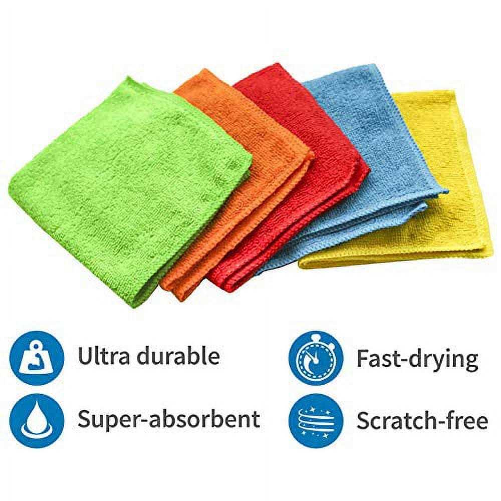 S&T Inc. Microfiber Cleaning Lint-Free Towels Reusable Home, Kitchen and - Image 2