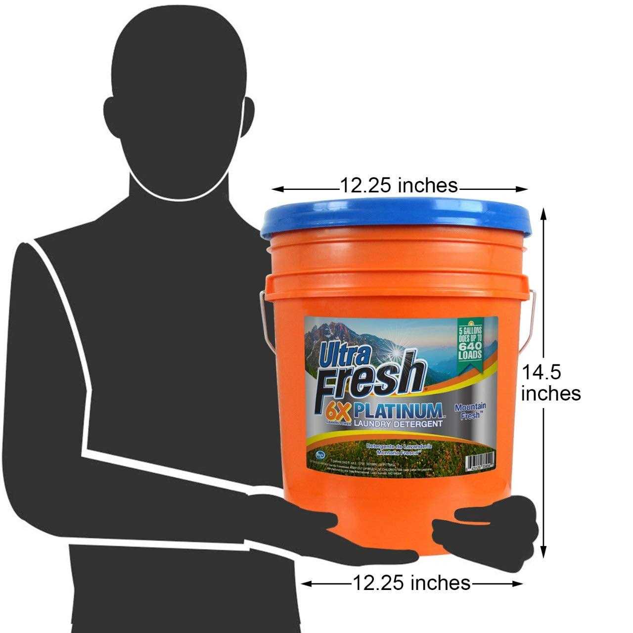 Ultra Fresh Platinum Original Blue HE Liquid Laundry Detergent - Image 4