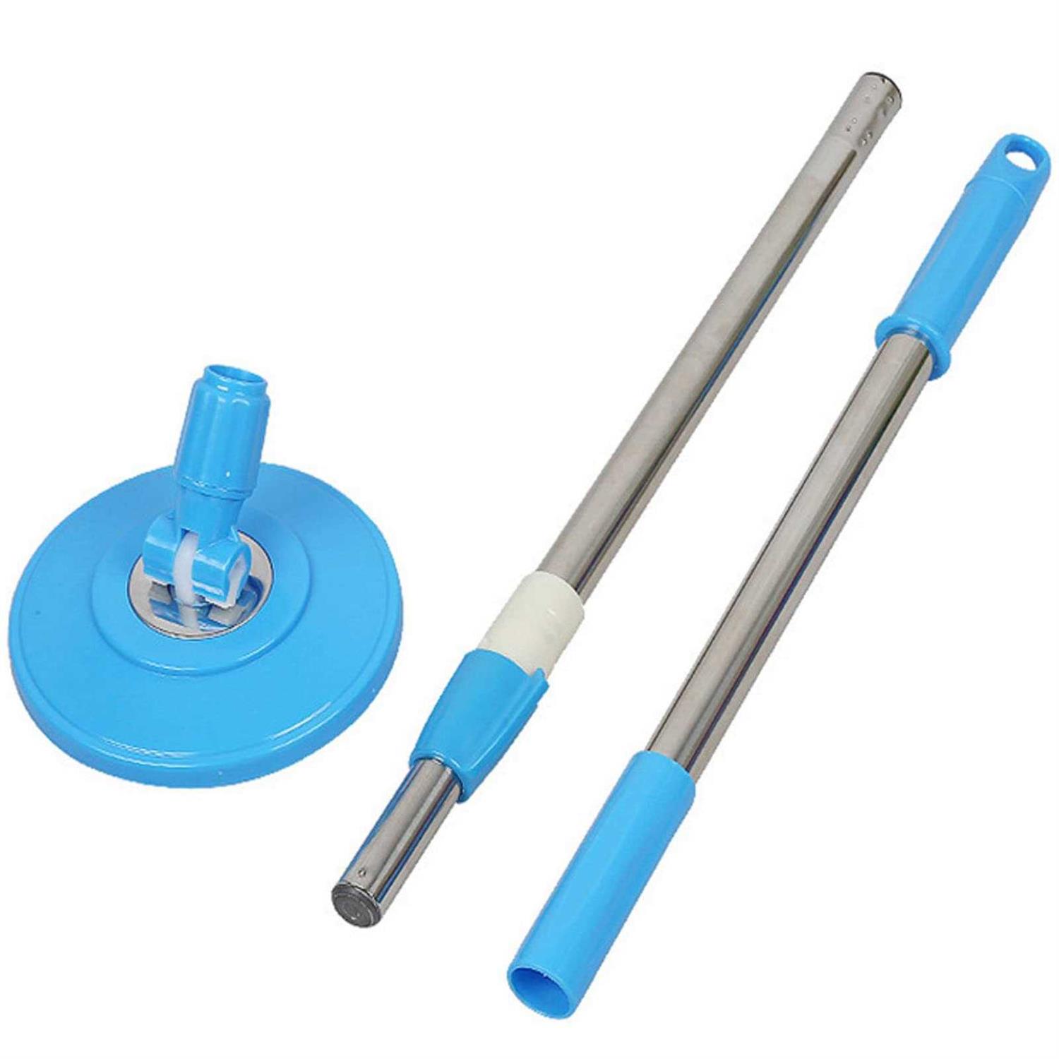 Spin Mop Replacement Handle for Floor Mop Stainless Steel Spin Mop Adjustable Ha