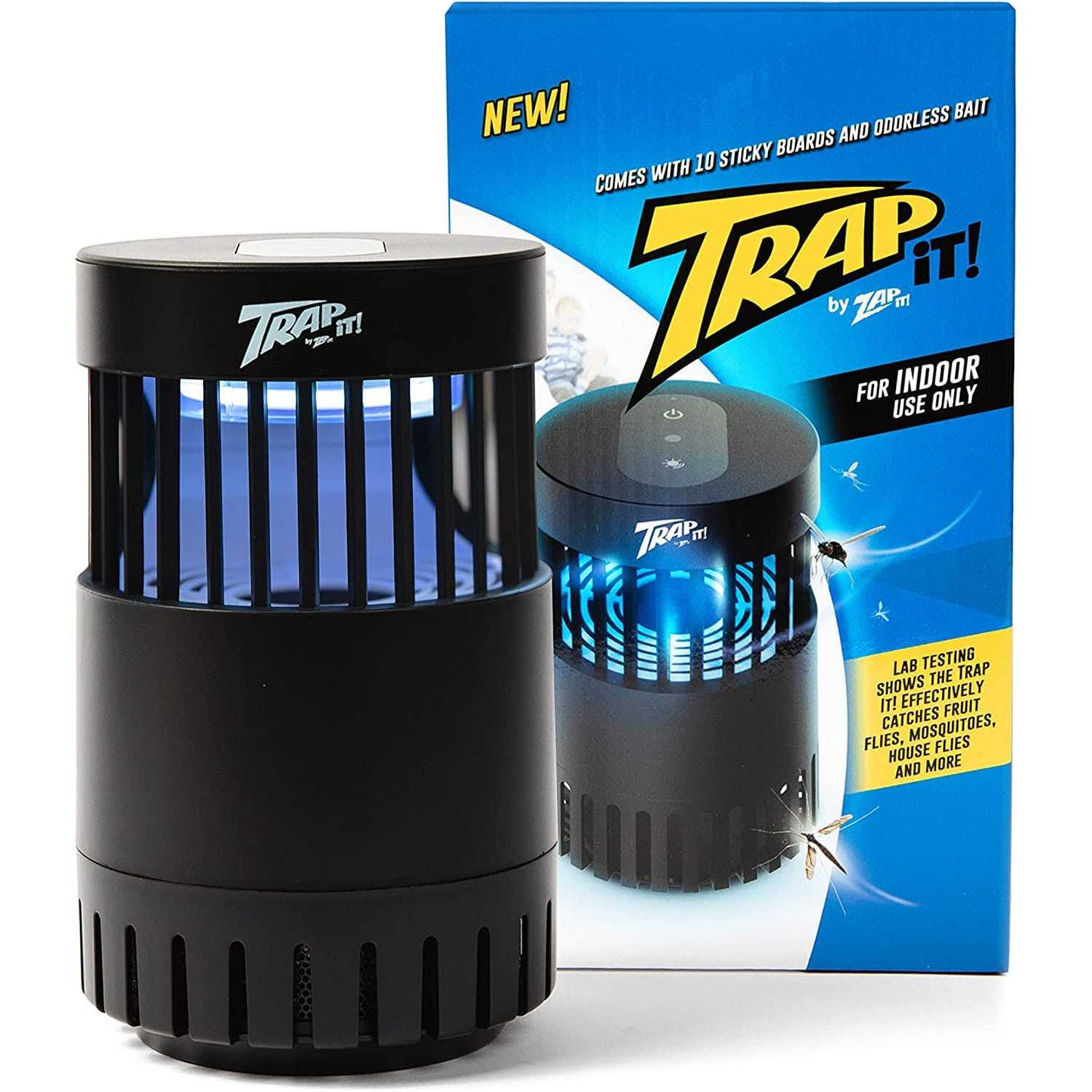 Trap It! Indoor Insect Trap & Indoor Gnat, Fruit Fly, and Mosquito Killer