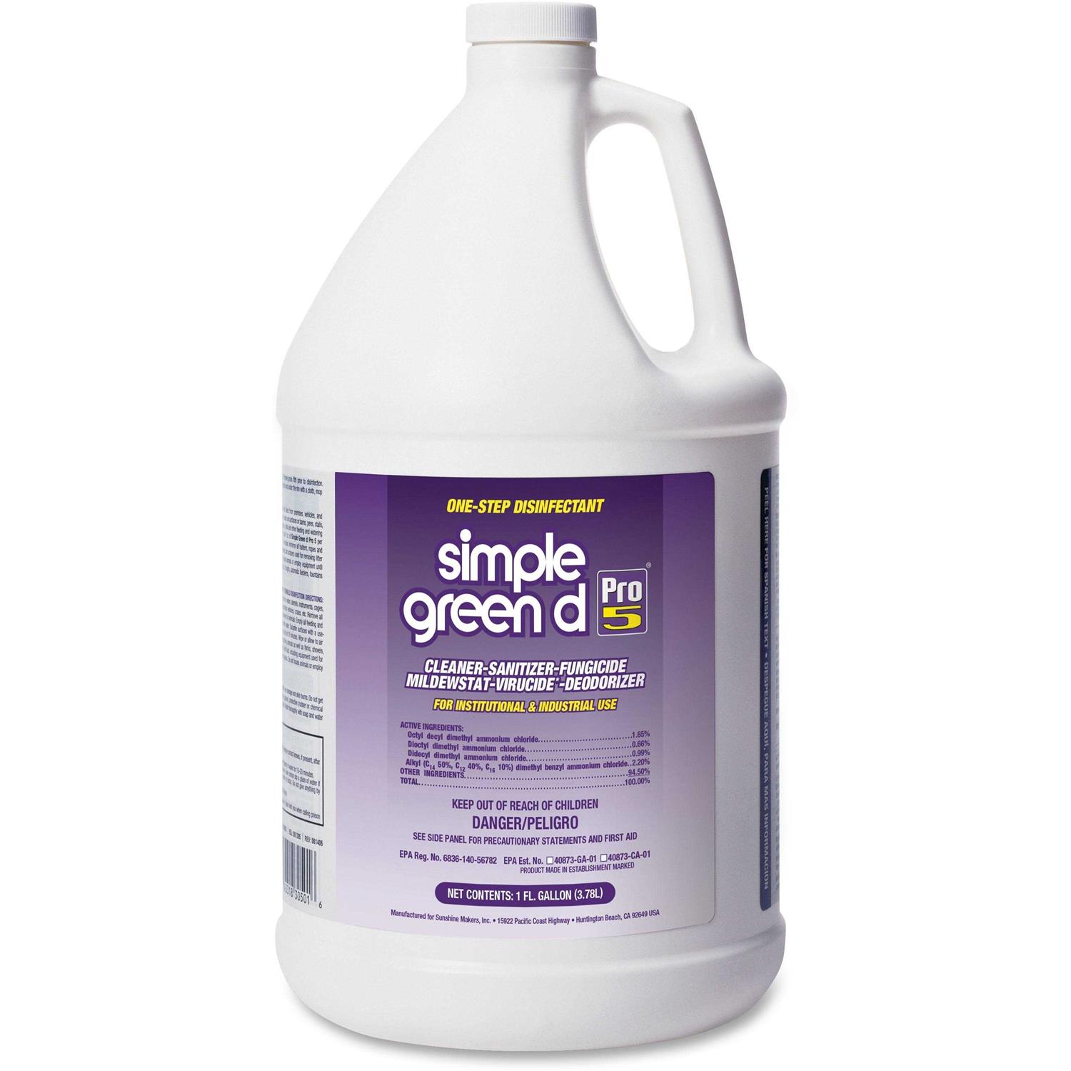 Simple Green d Pro 5 Disinfectant 30501