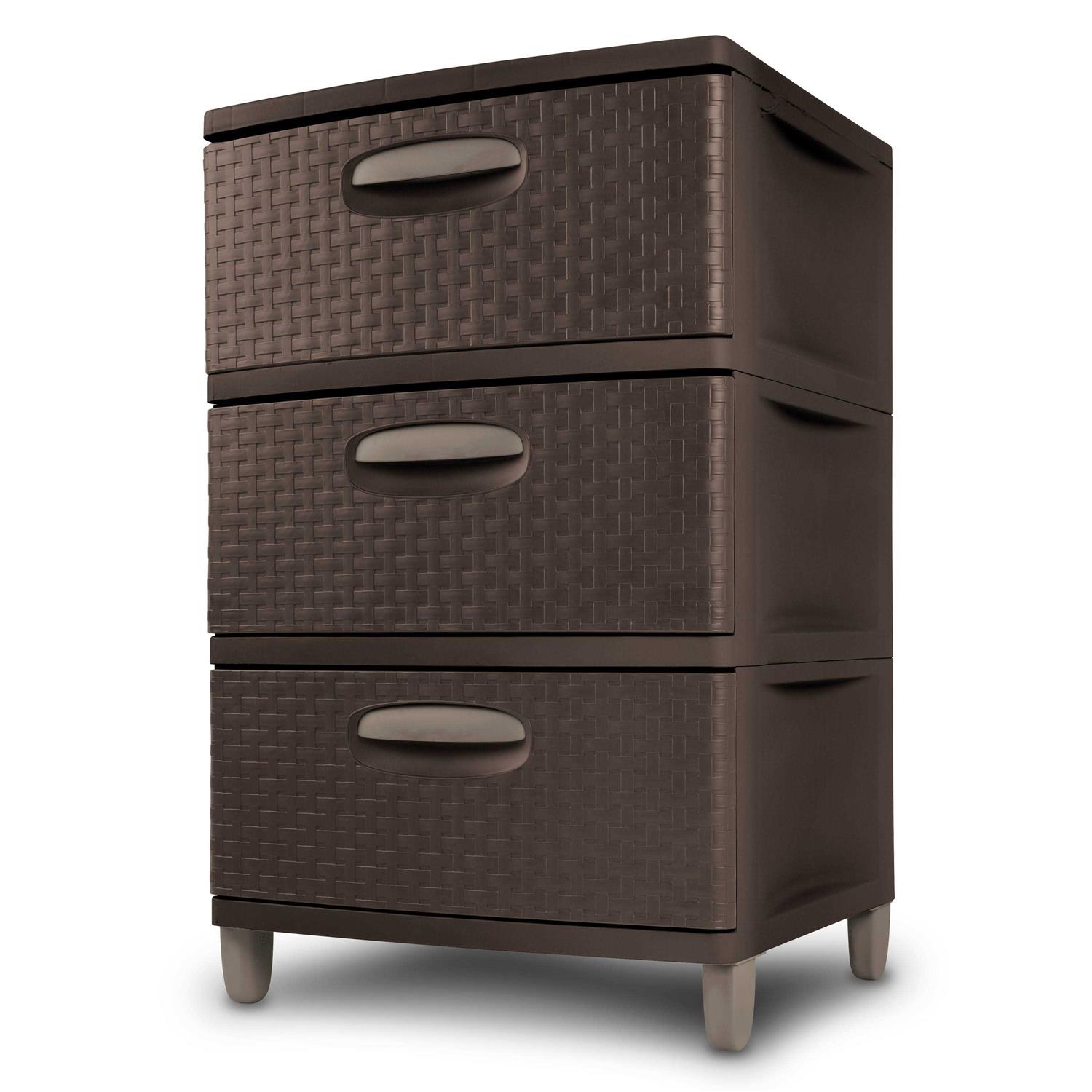 Sterilite 3 Weave Drawer Unit