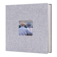 Vienrose Large Photo Album Self Adhesive for 4×6 8×10 Pictures Linen Scrapbook Album DIY 40 Blank Pages with A Metallic Pen