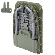 XABITAT Table Top Ironing Board w/Wall Mount D-Crease Portable Space Saving Mini Laundry Room